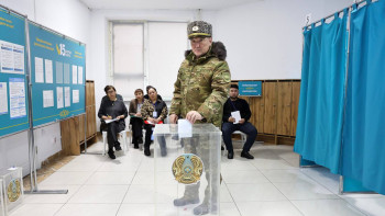 Фотография к новости: Министр обороны РК реализовал свое конституционное право