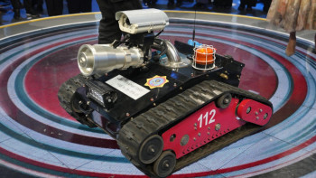 Фотография к новости: Робота-пожарного представили на республиканском онлайн-марафоне