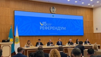 Фотография к новости: Предварительные итоги референдума: новую Конституцию поддержали 87,15% казахстанцев