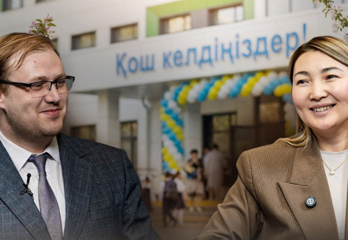 Фотография к новости: "Важная тема": Как "Келешек мектептері" помогают искоренять трехсменное обучение