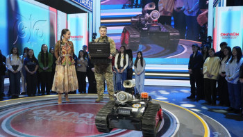 Фотография к новости: Казахстанские инженеры создали робота-пожарного