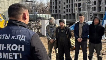 Фотография к новости: Иностранные нелегалы работали на объекте в Алматы