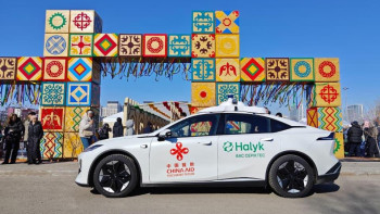 Фотография к новости: Digital Nauryz: испытания беспилотного автомобиля прошли в Астане