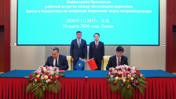 Фотография к новости: Казахстан и Китай договорились об увеличении количества контейнерных поездов