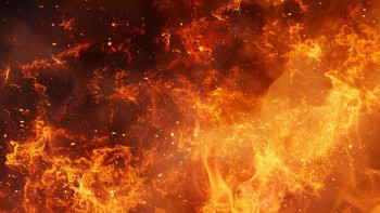 Фотография к новости: Огненная стихия поразила половину магазина в Атырау