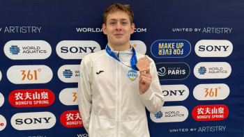 Фотография к новости: Казахстанец Виктор Друзин завоевал бронзу Кубка мира по артистическому плаванию