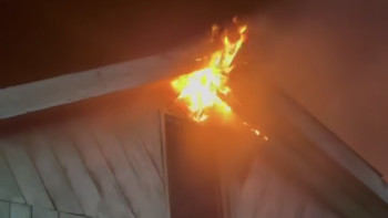 Фотография к новости: Пожар едва не уничтожил частный дом в области Жетысу