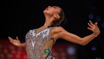 Фотография к новости: Казахстанские гимнастки выступили на этапе Кубка мира в Болгарии