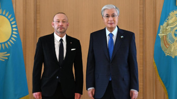 Фотография к новости: Токаев принял основателя Русской медной компании