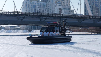 Фотография к новости: 40 человек спасли на льду в Казахстане с начала зимнего периода