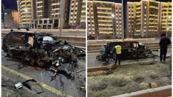 Фотография к новости: ДТП на Аль-Фараби: в МВД раскрыли новые детали