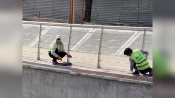 Фотография к новости: Видео с набережной Алматы вызвало вопросы у жителей