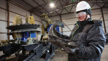 Фотография к новости: В Рудном запустили завод по переработке шин за 354 млн тенге