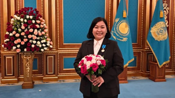 Фотография к новости: Награда из рук Президента: как молодая казахстанская ученая получила в Акорде