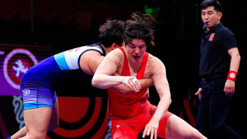 Фотография к новости: Казахстанская борчиха завоевала бронзу на чемпионате Азии в Кыргызстане