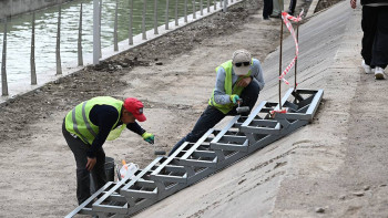 Фотография к новости: Реконструкцию русла Большой Алматинки завершат в мае