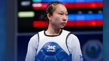 Фотография к новости: Айым Серикбаева принесла Казахстану историческое «золото» по таеквондо