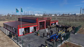 Фотография к новости: Новый пожарный пост обеспечит безопасность поселка Солнечный и 11 сельских округов