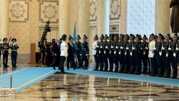 Фотография к новости: В Акорде прошла церемония встречи Президента Монголии