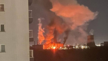 Фотография к новости: Мощный взрыв и пожар произошли на ТЭЦ в Бухаресте