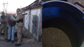 Фотография к новости: 93 кг марихуаны нашли в бочках в гараже у жителя Усть-Каменогорска