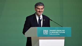 Фотография к новости: Президент Грузии выступил на саммите в Астане и обозначил экологические риски