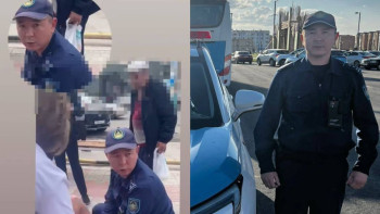 Фотография к новости: Полицейский спас мужчину на рынке в Кызылорде