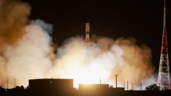 Фотография к новости: С Байконура запустили «Союз-2.1а» с грузом для МКС