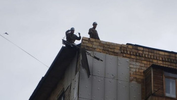 Фотография к новости: Штормовой ветер повредил дома и школу в Карагандинской области
