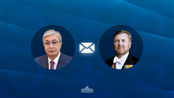 Фотография к новости: Токаев поздравил короля Нидерландов с национальным праздником