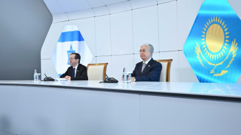 Фотография к новости: Президенты Казахстана и Израиля посетили центр Alem.ai