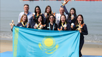 Фотография к новости: Казахстанские спортсмены завоевали 8 медалей на Азиатских пляжных играх