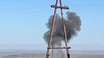 Фотография к новости: Под Актобе нашли обломки беспилотника: момент взрыва попал на видео