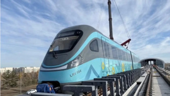 Фотография к новости: Строительство второй очереди LRT началось в направлении города Косшы