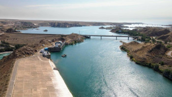 Фотография к новости: Капшагайское водохранилище заполнено на 98%