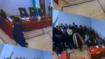 Фотография к новости: Мать Бахытжана Байжанова устроила скандал прямо в зале кассации