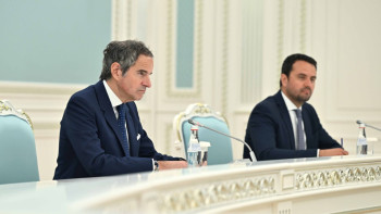 Фотография к новости: "В вопросах ядерного разоружения мы говорим на одном языке": Токаев встретился с главой МАГАТЭ