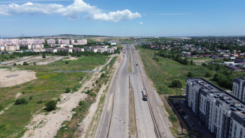 Фотография к новости: В Алматы открыли движение по новому участку улицы Саина