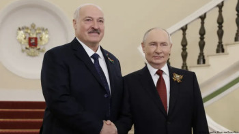 Фотография к новости: Лукашенко тайно прилетел к Путину после громкого заявления о войне