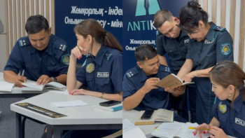 Фотография к новости: «How can I help you?»: казахстанских полицейских учат свободно говорить по-английски