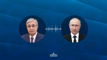 Фотография к новости: Токаев и Путин обсудили подготовку к форуму межрегионального сотрудничества