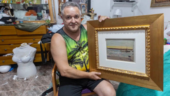Фотография к новости: Мужчина случайно нашел картину за 150 тысяч евро в Испании