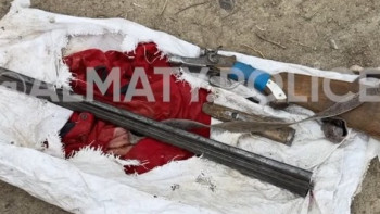 Фотография к новости: В Алматы среди строительного мусора нашли спрятанное ружье