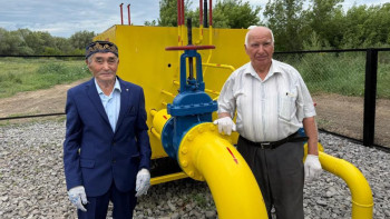 Фотография к новости: В Актюбинской области газифицировали еще одно село