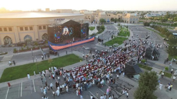 Фотография к новости: В Туркестане стартовал фестиваль искусств «Песни Шамши»