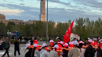Фотография к новости: Народная партия Казахстана провела акцию в честь старта предвыборной агитации