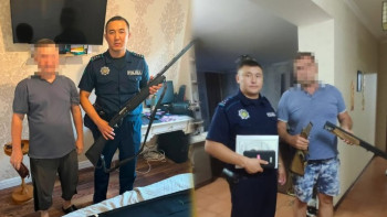 Фотография к новости: В Астане проверили тысячи владельцев оружия: какие нарушения выявили