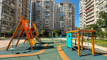 Фотография к новости: В Алмалинском районе Алматы отремонтировали 30 дворов