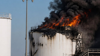 Фотография к новости: На нефтяном месторождении в Мангистау произошло возгорание при очистке резервуара