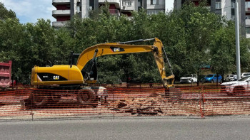 Фотография к новости: Как продвигается строительство первой линии LRT в Алматы